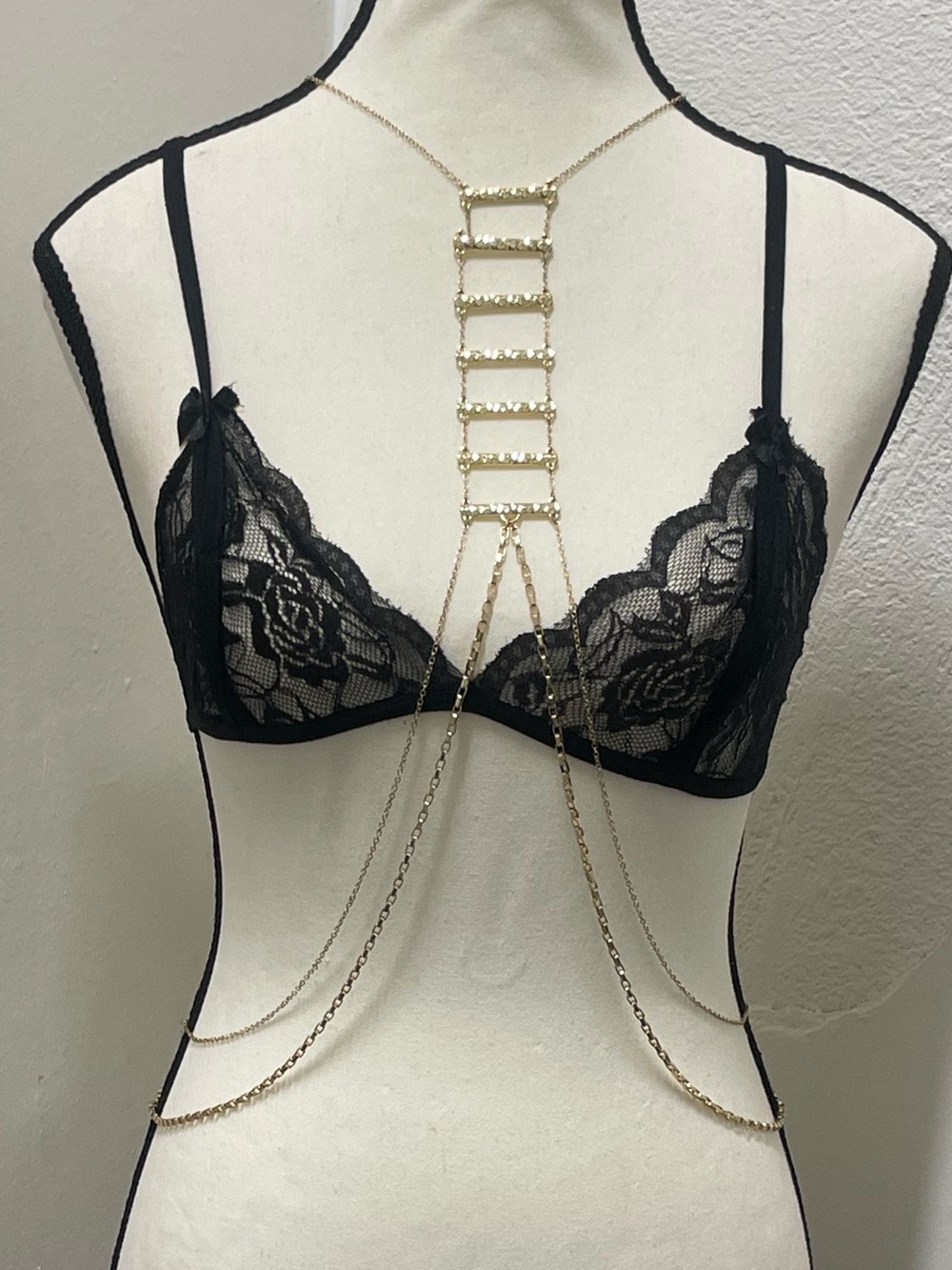 Guess Gold Body Chain - NWT